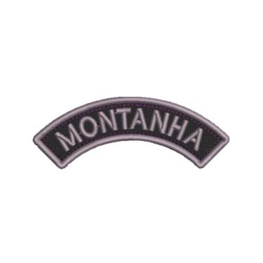 Imagem de M0075-005 Tarja Montanha Patch Bordado 12×4,4cm (B-Fecho de contato gancho.)