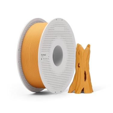 Imagem de Filamento Impressora 3d Bambu Lab Pla Wood 1kg Carretel Reutilizável Cor Ochre Yellow 13403