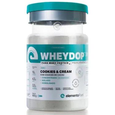 Imagem de Whey Isolado 3W Wheydop 900g Cookies Cream - Elemento Puro-Unissex