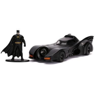 Imagem de Batmobile 1989 Com Batman - Batman - Escala 1:32 - Jada Toys
