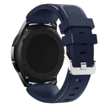 Imagem de Pulseira 20mm Silicone Confort para Relógio Digital A7 Poolsy, Azul es