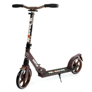 Imagem de Hurtle Scooter leve e dobrável – Scooter ajustável para adolescentes e adultos, deck de liga leve com rodas de alto impacto (árvore real)