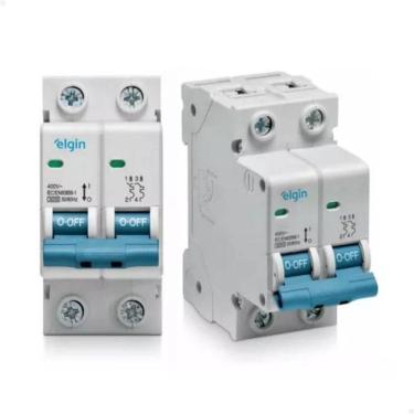 Imagem de 1 Disjuntor Elgin 2 Polos 40A Termomagnético Curva C Bivolt