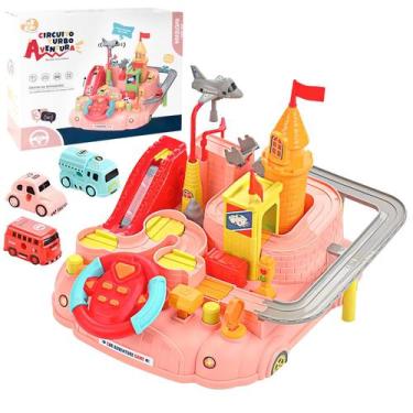 Imagem de Brinquedo Didatico Circuito Turbo Aventura Interativa Com Volante Mult