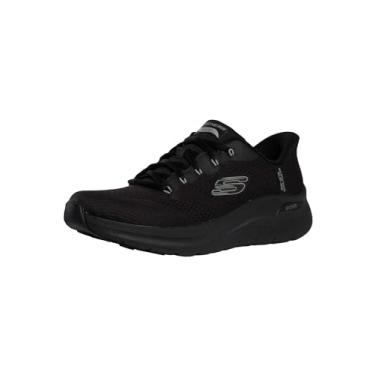 Imagem de Skechers Tênis masculino Arch FIT 2.0, Malha sintética preta, 39