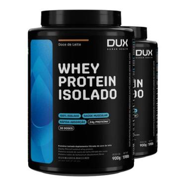 Imagem de Kit 2 Whey Protein Isolado Dux Doce De Leite 900G
