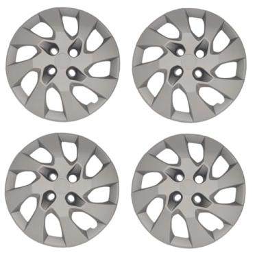 Imagem de Kit 4 Calota Aro 13 Compatível c/Roda Corsa Sedan 2013 2016 - Grafite fosco