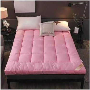 Imagem de Colchão De Espuma De Memória Colchão De Chão Japonês Por Colchão Dobrável Único Duplo Dobrável Tatami Tapete Futon Colchão Tamanho Completo, A, 150X190cm