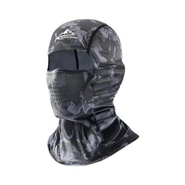Imagem de Balaclava de Ciclismo com Proteção UV - Lycra de Secagem Rápida e Camu