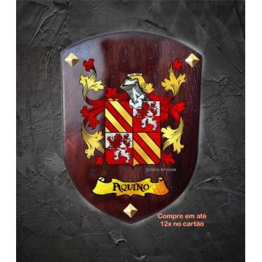 Imagem de Brasão da família Aquino ( da Itália) com adorno - @meu.brasão