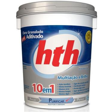 Imagem de Cloro Granulado Aditivado HTH 10Kg (10 em 1)