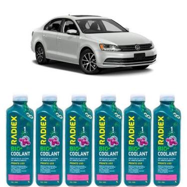 Imagem de Kit aditivo radiador bio coolant pronto para uso rosa - volkswagen jet