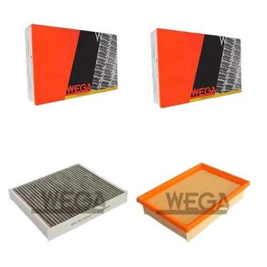 Imagem de Kit filtros ar condicionado - cobalt 2012 a 2014 - kit01136 - WEGA
