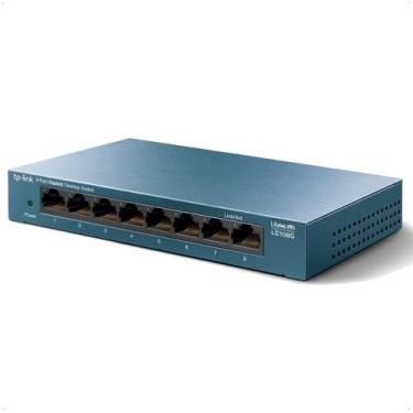 Imagem de Switch Gigabit de Mesa com 8 portas LS108G LiteWave RJ45 10/100/1000Mb