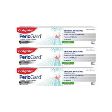 Imagem de Kit 3 Creme Dental 60g Para Gengivite Periogard Colgate