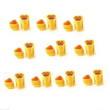 Imagem de Adaptador De Conector MT60 De 3,5mm Plugue Bullet De 3 Pinos Para Bate