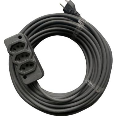 Imagem de Extensao Eletrica 25 Metros 20 Amperes 03 Tomadas Profissional 25 Mts 