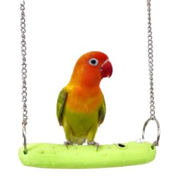 Imagem de Brinquedo de pendurar para gaiola de pássaros, brinquedos giríssimos em forma de lagarta para papagaios, plataforma divertida, poleiro para periquitas, conure, calopsita, decoração de gaiola (1, B)