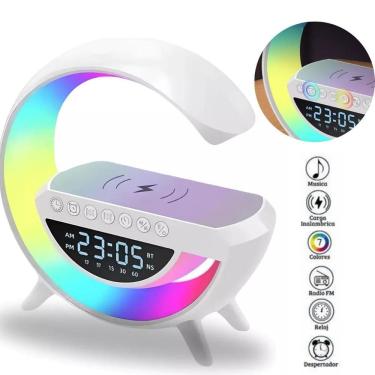 Imagem de Luminária G Speaker Caixa Som Bluetooth Design Clean