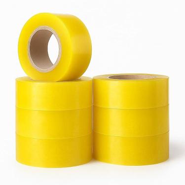 Imagem de Kit 7 Fitas Adesiva Larga Durex Transparente 250M Embalagem