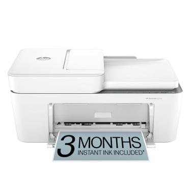 Imagem de HP DeskJet 4255e Impressora a jato de tinta colorida sem fio, scanner, copiadora, melhor para casa