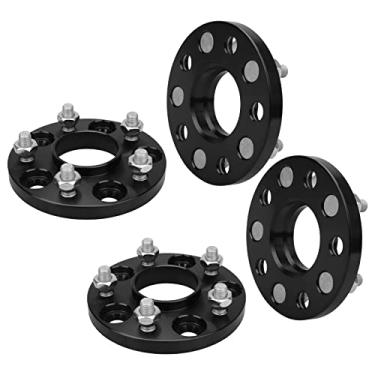 Imagem de Haruma Espaçadores de roda Hubcentric com espessura de 15 mm, 4 peças, padrão de parafuso de roda, furo do cubo de 66,1 mm para Nissan 03-08 350Z/09-17 370Z/02-17 Altima/95-17 Maxima/03-16 Murano;para