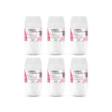 Imagem de Desodorante Roll-On Corpo A Corpo Natural 50Ml - Kit C/6Un - Davene