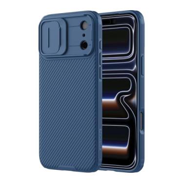 Imagem de Nillkin Capa para iPhone 17 Pro com capa deslizante para câmera, ajuste fino, proteção à prova de choque, proteção de privacidade, capa para celular iPhone 17 Pro protetor de lente de câmera de 6,3