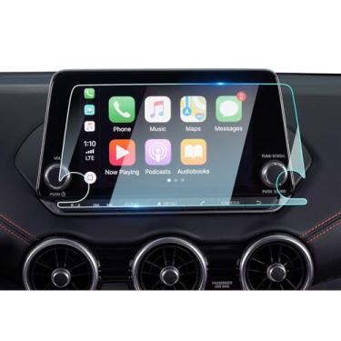 Imagem de Protetor de tela para Nissan Sentra 2020-2025 para Sentra (SV/SR) 2020 2021 2022 2023 2024 2025 Sentra (SV/SR) 2025 acessórios Sentra vidro temperado 9H [SEM impressões digitais e arranhões]