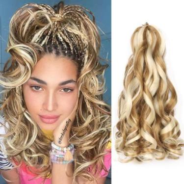Imagem de Curly Braiding Hair Lianzi, pré-esticado, 35 cm, 8 pacotes