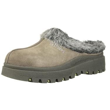Imagem de Skechers Pantufa feminina Fortress Clog, Carvão, 37