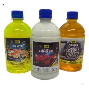 Imagem de Kit Limpeza Lavagem Automotiva Lava Auto Carro Moto