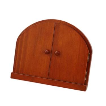 Imagem de KiBcsLic Tampa de tomada de madeira fácil de instalar, painel prático, placa de parede, protetor, interruptor, capa protetora para sala de estudo interna, 2 Portas 22.5x3x19cm