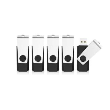 Imagem de Unidade flash USB KEXIN 128GB USB 3.0, pacote com 5 unidades de memóri