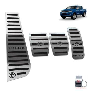 Imagem de Pedaleira Com Descanso Hilux 2006 a 2012 Manual Preto