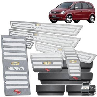 Imagem de Descanso Pedaleira Auto Soleira Meriva SS 2005 A 2010 Prata