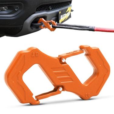 Imagem de AUTORICH Gancho de reboque S de 3/20.3 cm, manilha de guincho rápido de aço G80 15 kg, resistência à ruptura, gancho de conexão de recuperação off-road resistente para SUV, caminhão, reboque e