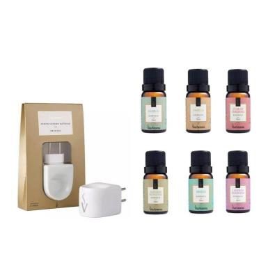Imagem de Difusor Elétrico + 6 Essencias 10 Ml Via Aroma