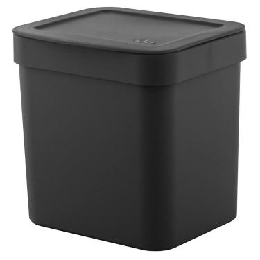 Imagem de Lixeira Pia Trium OU 4,7 Litros Preta