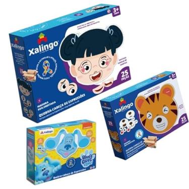 Imagem de Brinquedo Educativo Pedagógico Quebra Cabeça De Encaixe Expressões Linha TDAH (QC Expressões II)