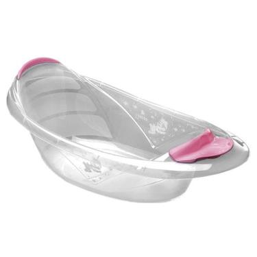 Imagem de Banheira bebe infantil transparente 22 litros - adoleta - ADOLETA BEBE