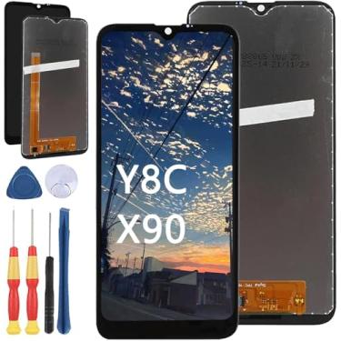 Imagem de Yuxyiony Nova tela de substituição para DOOGEE Y8C / X90 tela de reparo de tela LCD e acessórios de ferramenta de substituição