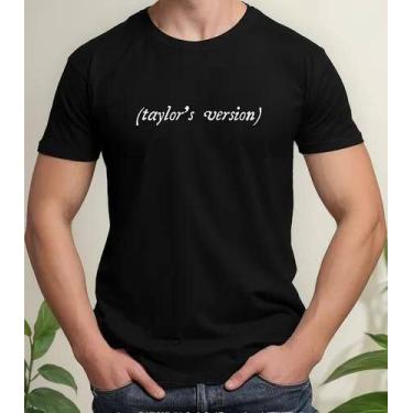 Imagem de Camiseta Camisa Adulto Feminina Masculina Algodão Taylo r Swi ft  Tayl