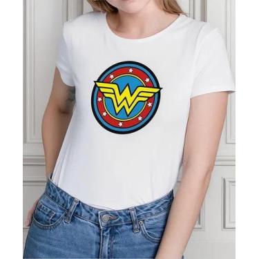 Imagem de Camiseta Camisa Algodão Adulto Feminina Masculina Mulher Maravilha Her
