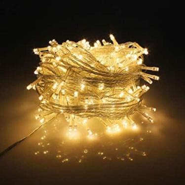 Imagem de Pisca-Pisca Led 100 Leds branco quente Para Decoração De Festa / Natal
