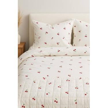 Imagem de Cobre Leito Cama Casal Queen Linha Essencialle 3 Peças Várias Cores Ma