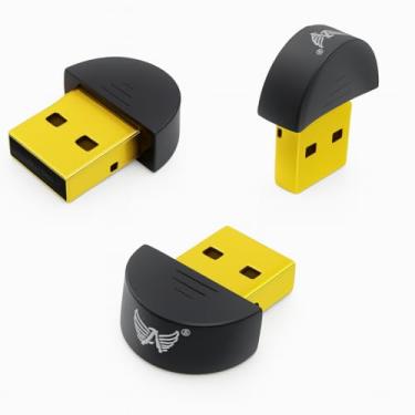 Imagem de Adaptador Bluetooth 5.0 USB Mini Receptor Universal para PC, Notebook, Desktop, Mouse, Teclado, Impressora e Caixas de S