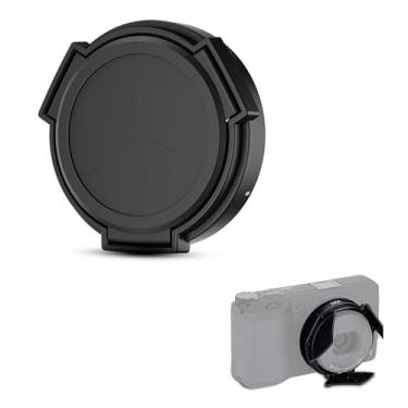 Imagem de JJC Tampa de lente de abertura e fechamento automático para câmera digital Ricoh GR IV GR4, protetor de lente à prova de poeira e anti-arranhões sem necessidade de remover