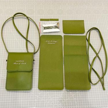 Imagem de Bolsa de telefone faça você mesmo, bolsa transversal pequena para celular para mulheres, bolsa carteira para celular com kit de costura presente personalizado