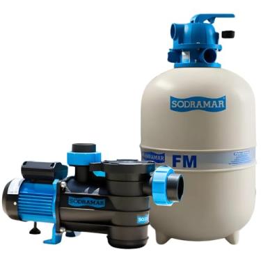 Imagem de Filtro E Bomba Sodramar P/Piscina Até 28 Mil Litros Ip55 220v